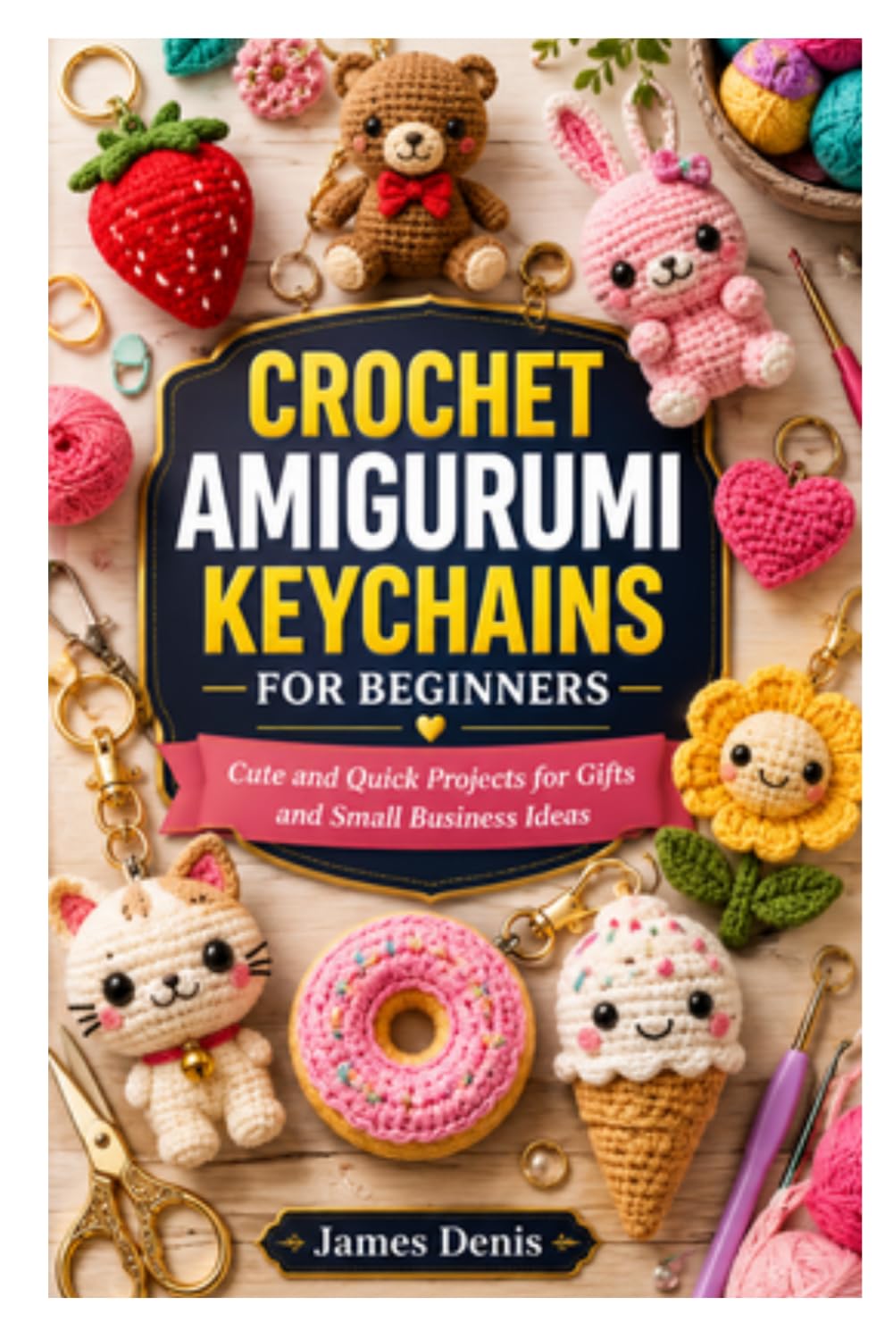 CROCHET AMIGURUMI KEYCHAINS FOR BEGINNERS: Cute and Quick Projects for Gifts and Small Business Ideas
