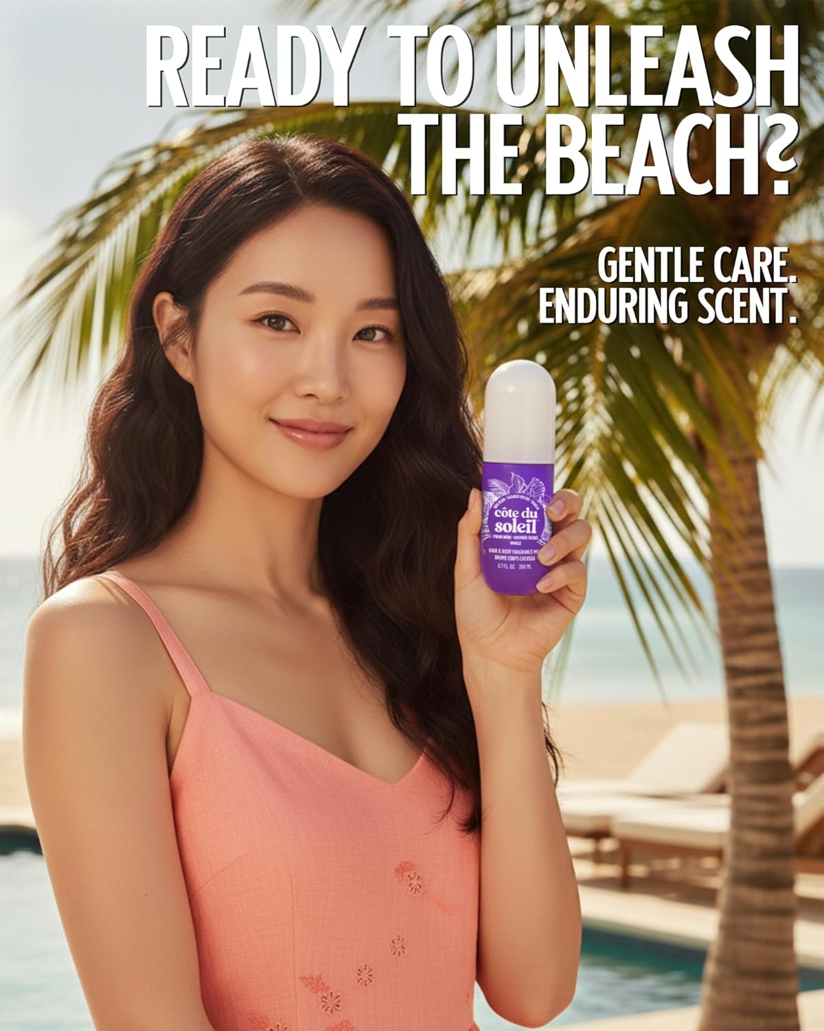 PB ParfumsBelcam Côte du Soleil Plum Sugared Orchid Vanilla Hair & Body Fragrance Mist – Woody Floral Spray with Violet & Sweet Plum – All Day Hair Perfume & Refreshing Body Spray, 6.7 fl.oz - Image 6