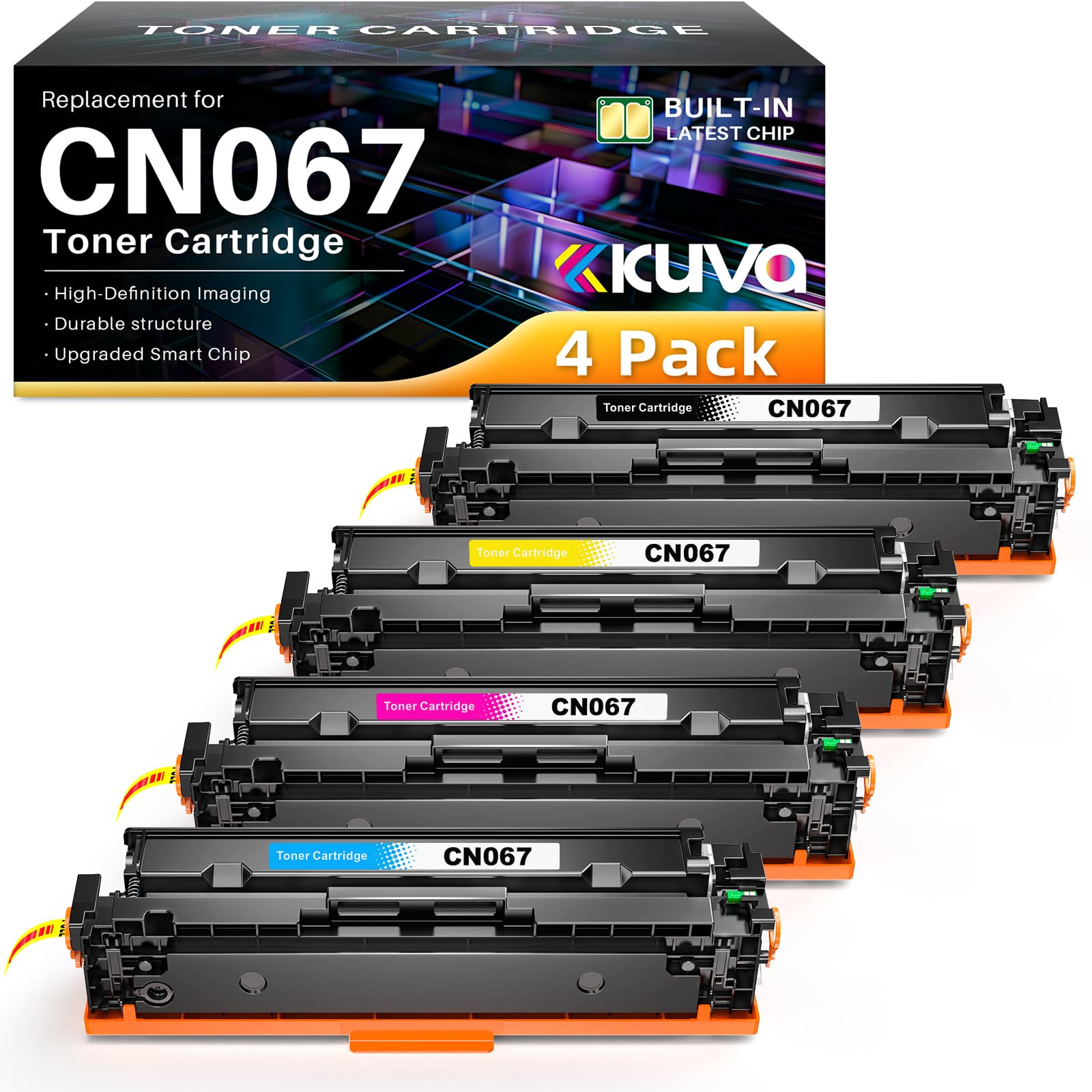 Toner Compatible Canon 067/067H - Cartouche Noire - Pour I-SENSYS LBP631/633, MF651/655/657 - Rendement ~1350 Pages
