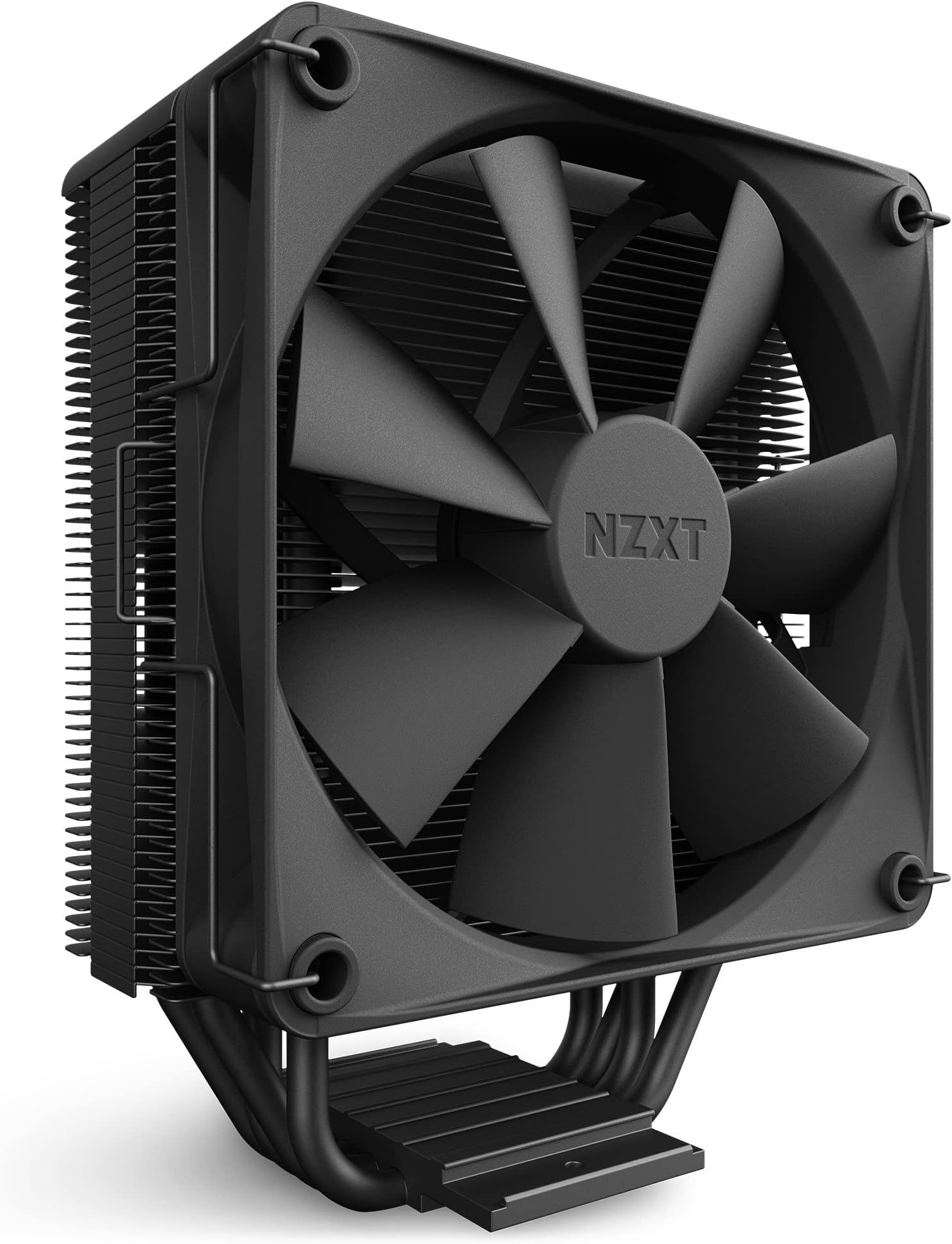 NZXT T120 CPU Air Cooler - RC-TN120-B1 - Conductive Copper Pipes - Fluid Dynamic Bearings - AMD and Intel Compatibility - Black