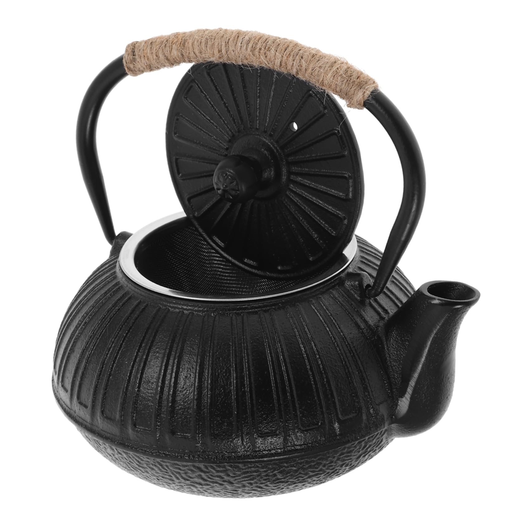 Ciieeo Tetera De Hierro Fundido Estilo Tetera De Inducción Con Hervidor s Retro Para Té Grande Y China Para Restaurante Japonesa Japonesa
