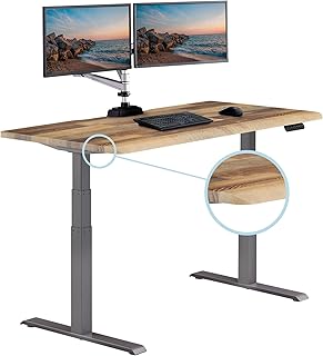 Vari ComfortEdge 60x30 Inch Adjustable Electric Standing Desk – Sit Stan...