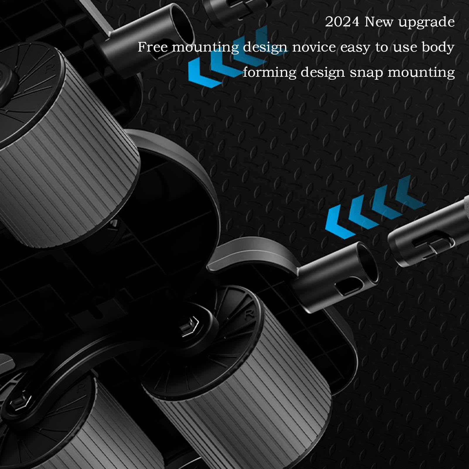 Ab Roller Wheel, automatyczna maszyna do podnoszenia ciężarów ab, roller na brzuchu four-Wheel, podstawowy sprzęt treningowy, Ab Roller dla kobiet, Ab Roller dla mężczyzn, Roller Fitness dla Abs,