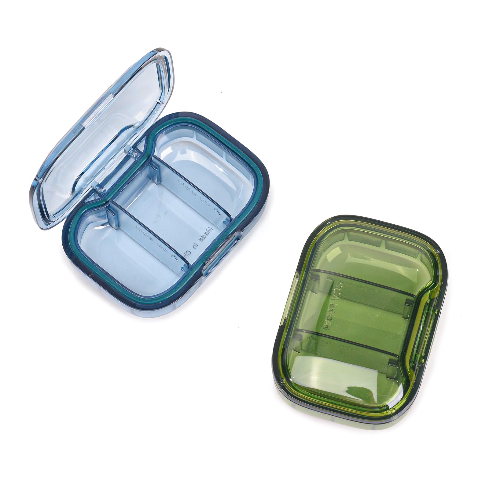 Portapillole Mini 3 Scomparti - Set 5 Pezzi Per Viaggio E Giornaliero - Foto 6