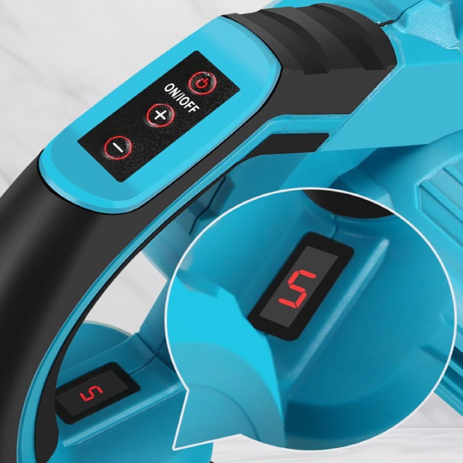 Soplador de hojas inalámbrico para batería Makita 18V, soplador de hojas 2 en 1 con batería 7500mAh x2, control de 5 velocidades, aspirador y soplador de jardín (7500mAh x2)