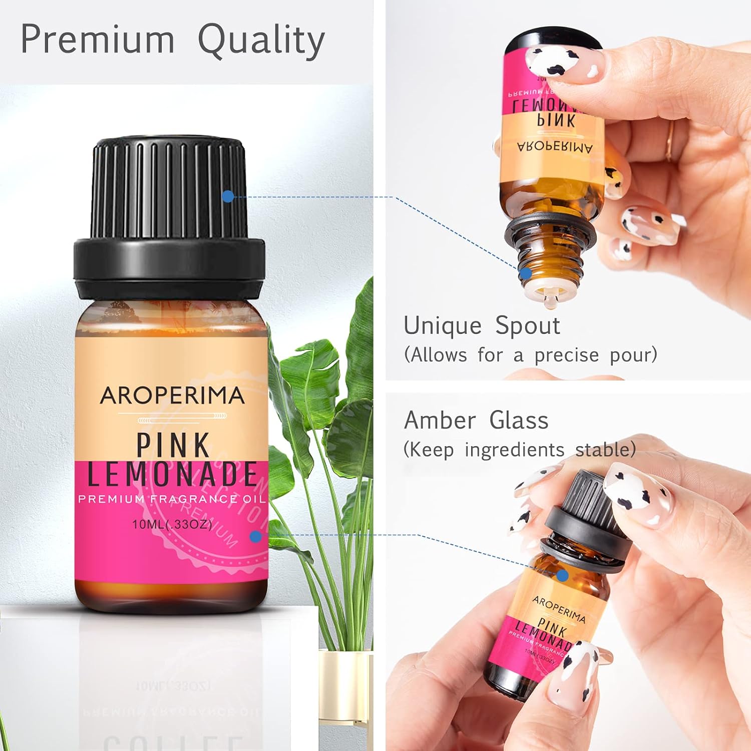 Pink Lemonade Fragrance Oil, 10ml for Diffuser, Candle & Soap image 5