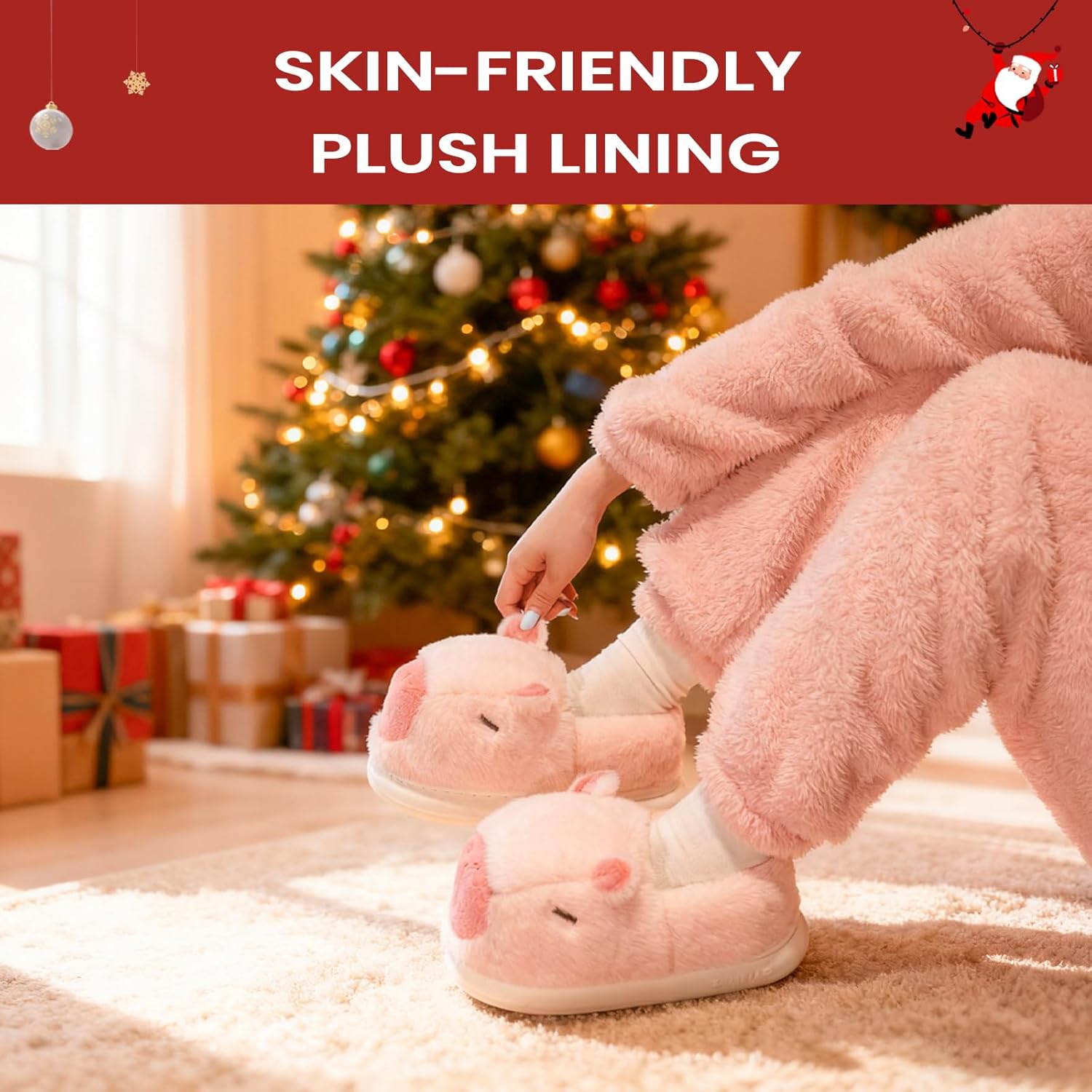 Cute Capybara Slippers for Kids,Toddler House Slippers,Kids Funny Soft Fuzzy Winter Animal Shoes for Girls Boys,Capybara Gifts - Image 6