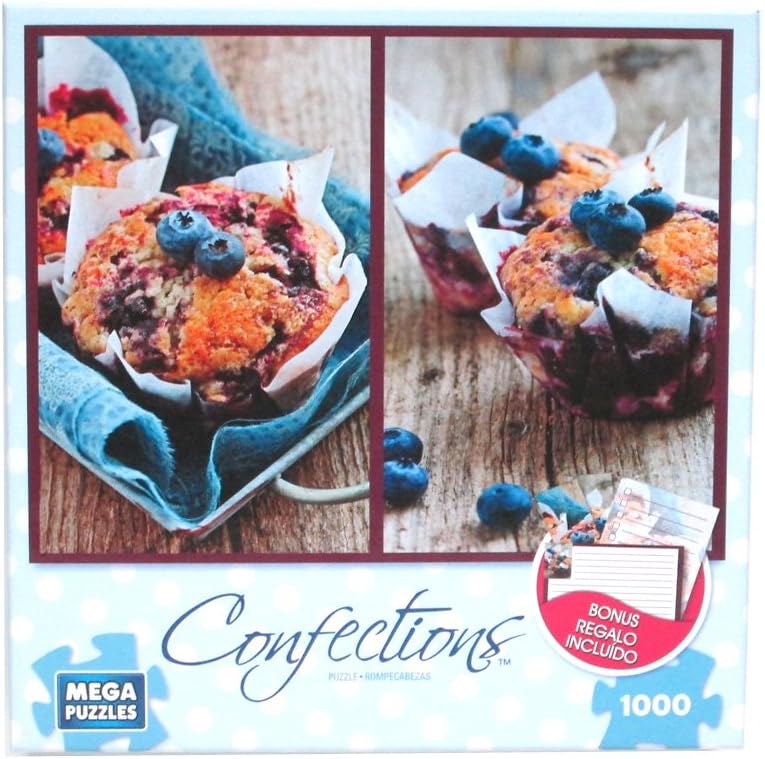 Blueberry Muffins 1000 Piece Puzzle + Stationery Set