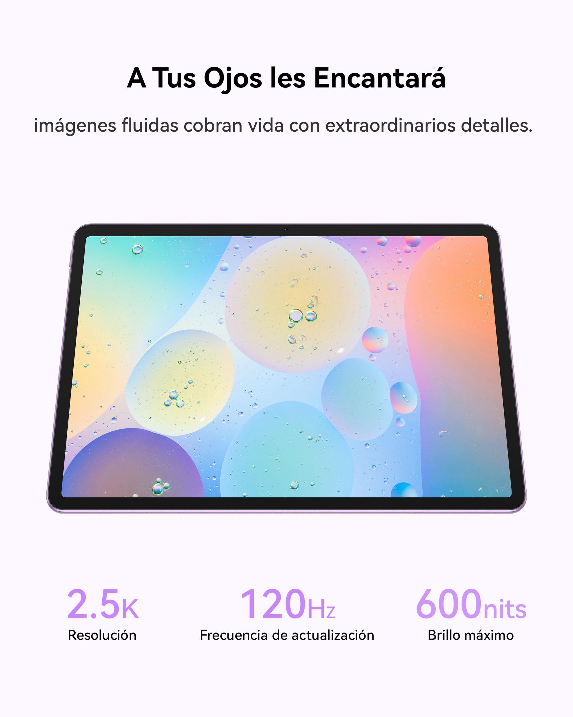 HUAWEI MatePad 11.5 2025 Tablet, Pantalla FullView de 2.5K 120 Hz, 8+128 GB | Comodidad Visual, Batería de 10,100 mAh, HUAWEI Supercharge de 40 W, Altavoces Cuádruples