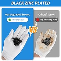 Vista 3 de Surtido de tornillos métricos M2 M3 M4 M5 de 1760 piezas, kit de pernos de cabeza cilíndrica con hexágono interior y tuercas de acero de aleación