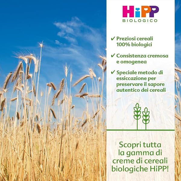 HiPP - Crema di Cereali Istantanea per Neonati, con Riso 100% Biologico, Crema di Riso Senza Glutine, 7 Confezioni da 200 gr, Pappa Pronta Neonato - 4