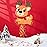 WERNNSAI Christmas Reindeer Pinata - Christmas Elk Decorations Xmas Reindeer Party Games for Kids Merry Xmas Decorations Indoor Outdoor Festival Carnival Party Supply Xmas Pinata with Blindfold Bat