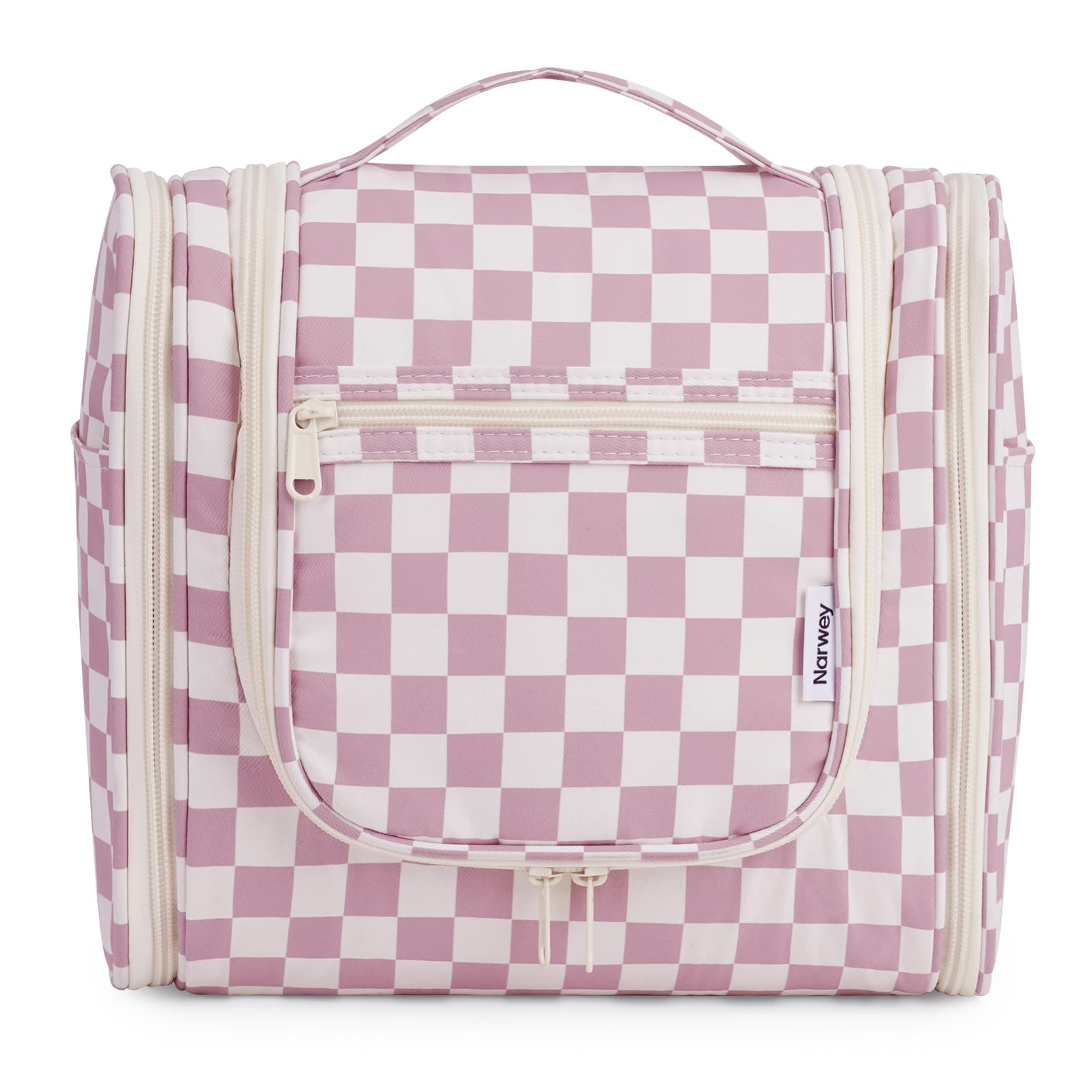 Narwey Neceser Mujer Bolsa de Aseo Colgante, Organizador de Maquillaje Neceser Viaje para Hombre y Mujer Accesorios de Viaje (moradoe(Grande)) — view 23