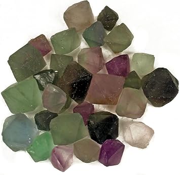 1 lb Fluorite Octahedron Crystals - Large - Bulk Lot - OCTLG1LB