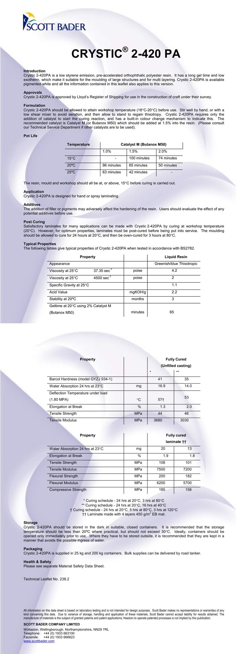 Polyesterharz mit Härter und Glasmatte - Styrolvermindert, Zum Laminieren & Reparieren Industriequalität KOMPLETTPAKET, Epoxidharz, Reparaturharz (Kein Matte, 3kg)