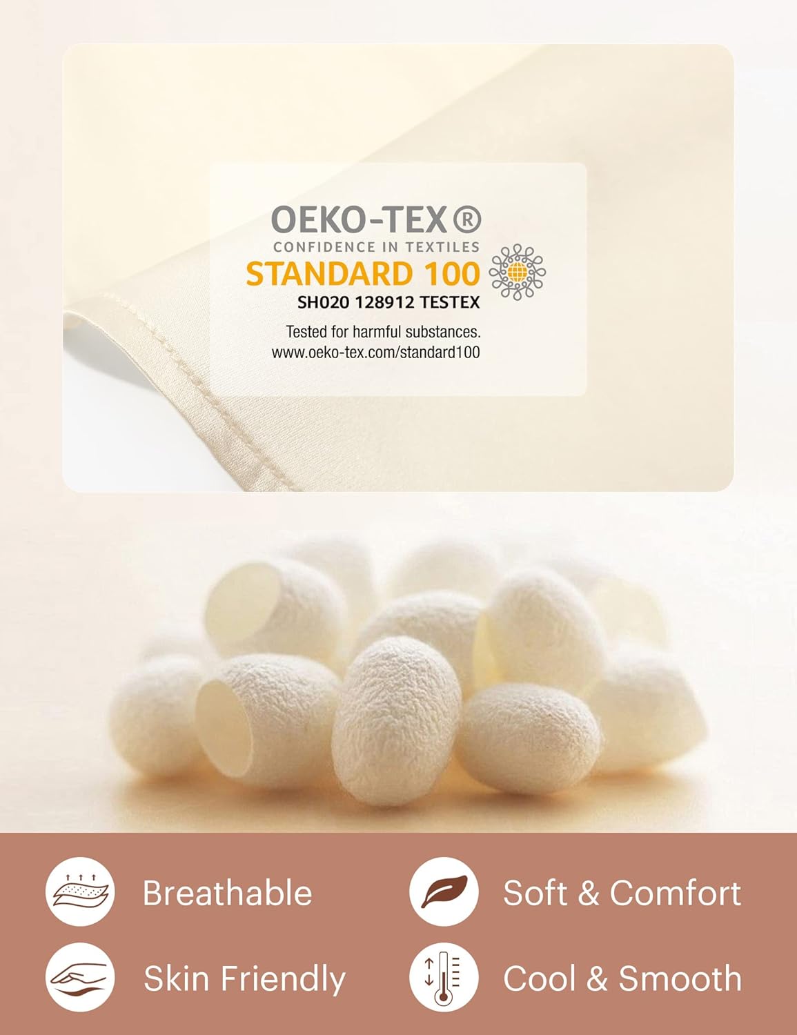 LilySilk Pure Silk Shirt Womens 18 Momme Classic Blouse with Puff Sleeve and Pleated Back for Casual or Business - Image 7