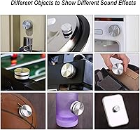 Vista 5 de FOSA Mini altavoz Bluetooth, altavoz de conducción ósea, altavoz portátil magnético estéreo, altavoz doble, altavoz reproductor de música compatible