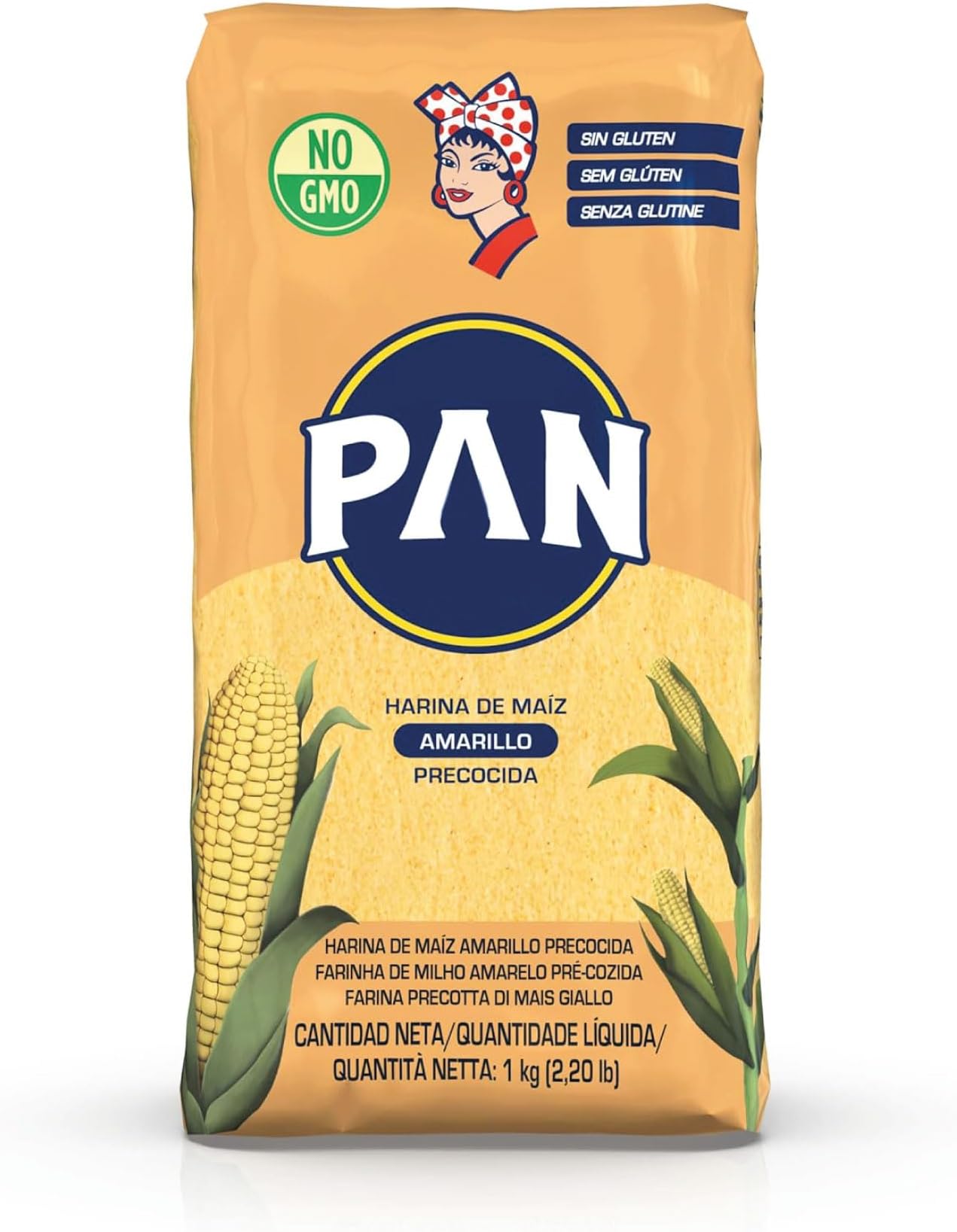 Premium Pre-Cooked Yellow Corn Flour - 1kg | Gluten-free and all-natural | Convenient pre-cooked formula | Authentic Corn Flavour | Consistent quality | Versatile usage