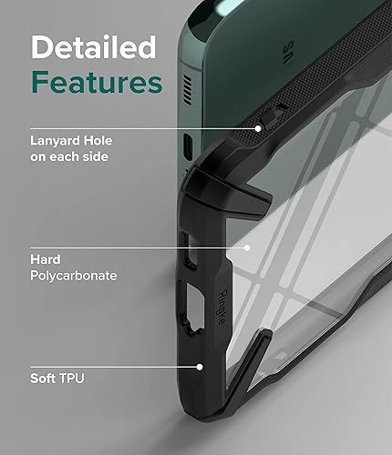 Miniatura 6 de Ringke Fusion-X - Funda compatible con Samsung Galaxy S22 Plus 5G (2022), parte trasera dura transparente con protección lateral mejorada a prueba