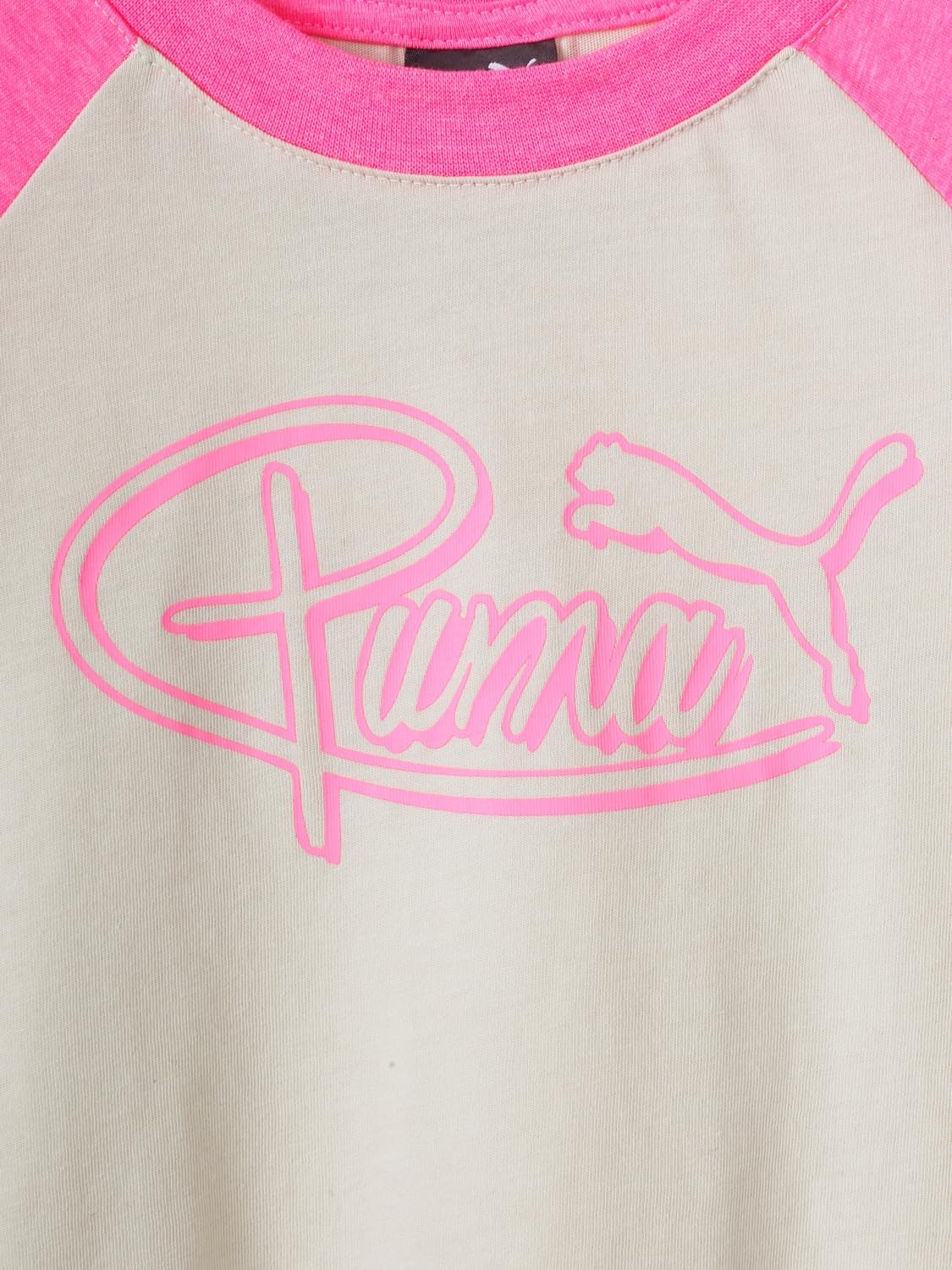 PUMA girls Long Sleeve Tee & Legging Set, Logo Graphics, Crewneck - Image 5