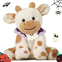 Vista 25 de Hopearl Adorable Vaca de Peluche Suave Juguetes de Animales de Granja de Leche Vacas de Peluche Juguetes de Cumpleaños Lindos para Niños Niñas