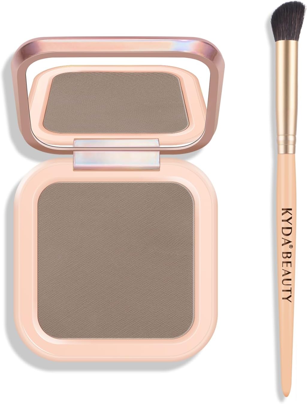 KYDA Cool Toned Contour Palette, Buildable Matte Face Contour Pressed Powder, Ultra-fine Lightweight Blendable Formula, Multiuse Baked Bronzer Makeup-COOL TONED