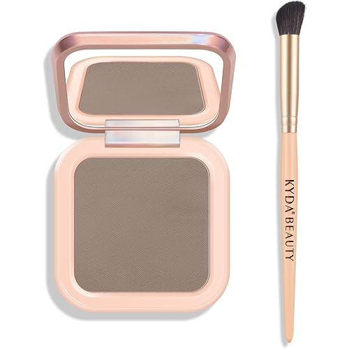 KYDA Cool Tone Contour Palette, Buildable Matte Face Contour Pressed Powder, Ultra-fine Lightweight Blendable Formula, Multiuse Baked Bronzer Makeup-COOL TONED