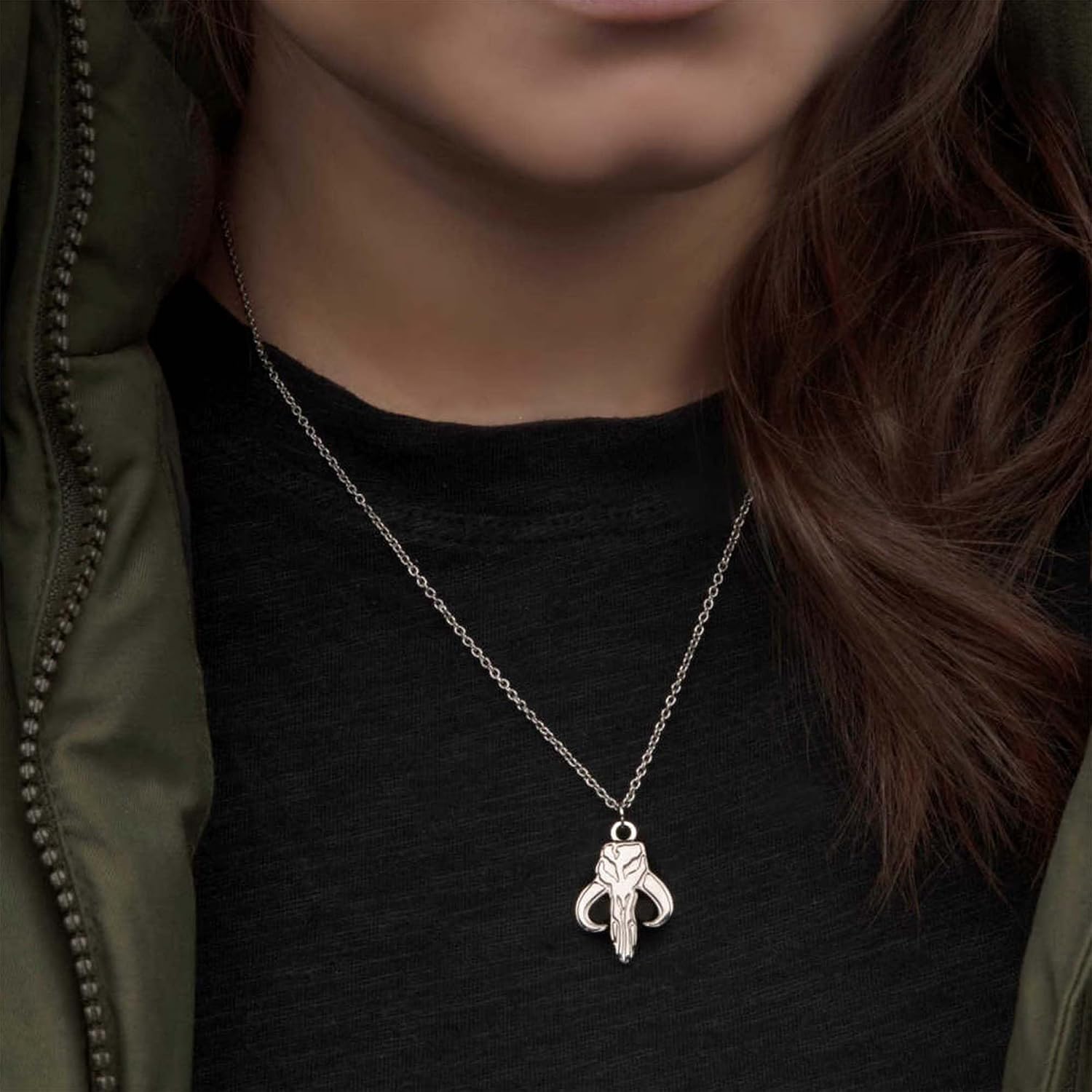 Star Wars Boba Fett Symbol Pendant Necklace