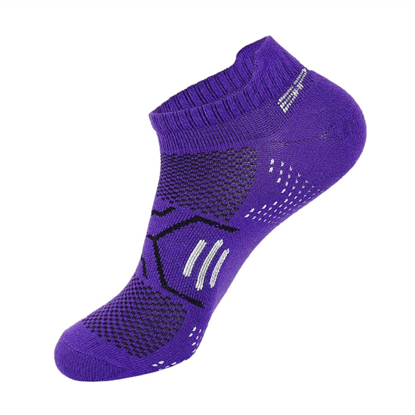 Hombres/Mujeres Running Socks Outdoor Deporte Ciclismo Fino Transpirable Quick Dry Moisture Mojaming Fitness Compresión Bajo Corte Corto Calcetín Senderismo