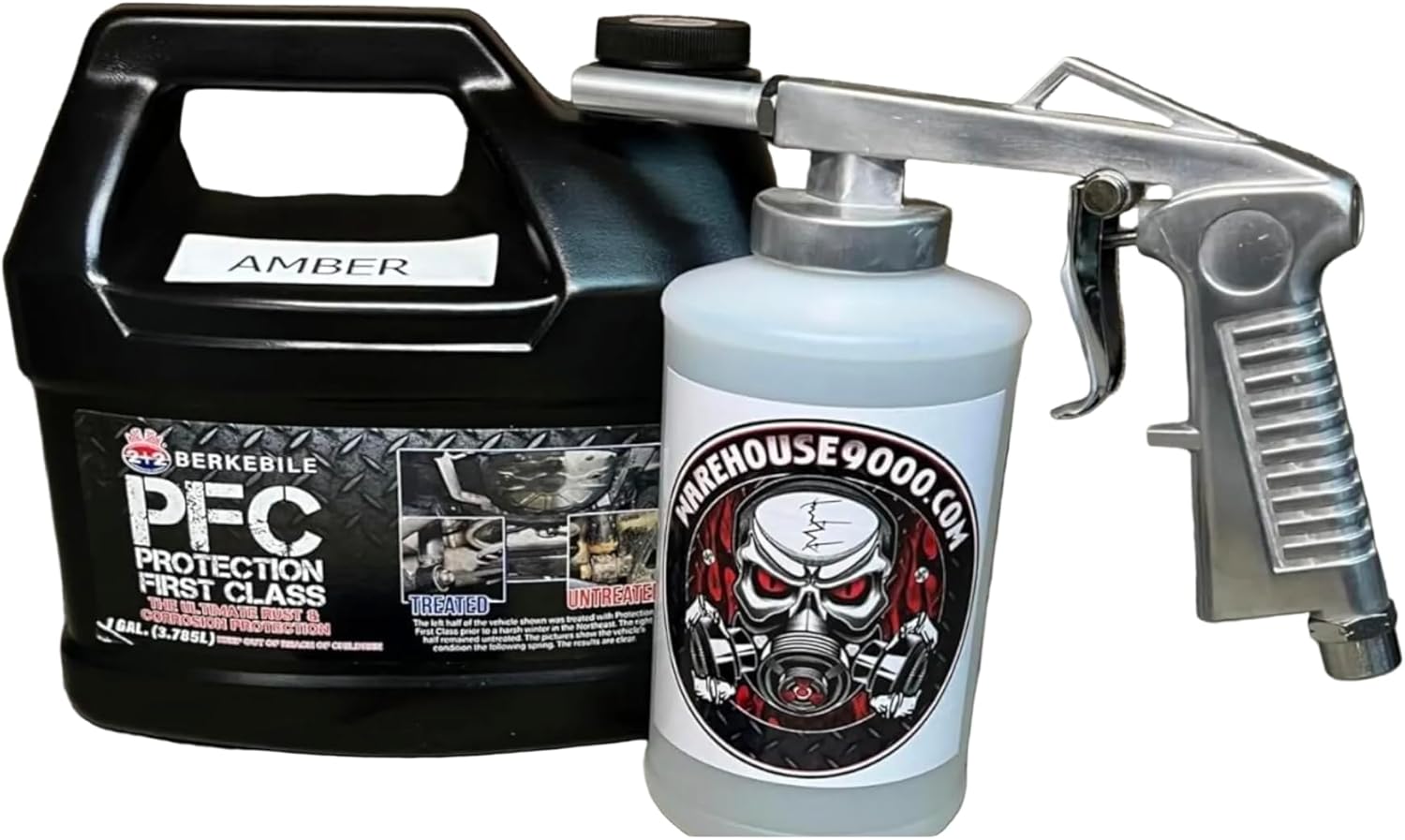 PFC Amber Standard Economy Undercoating Gun Kit (1 W Quart Bottle)