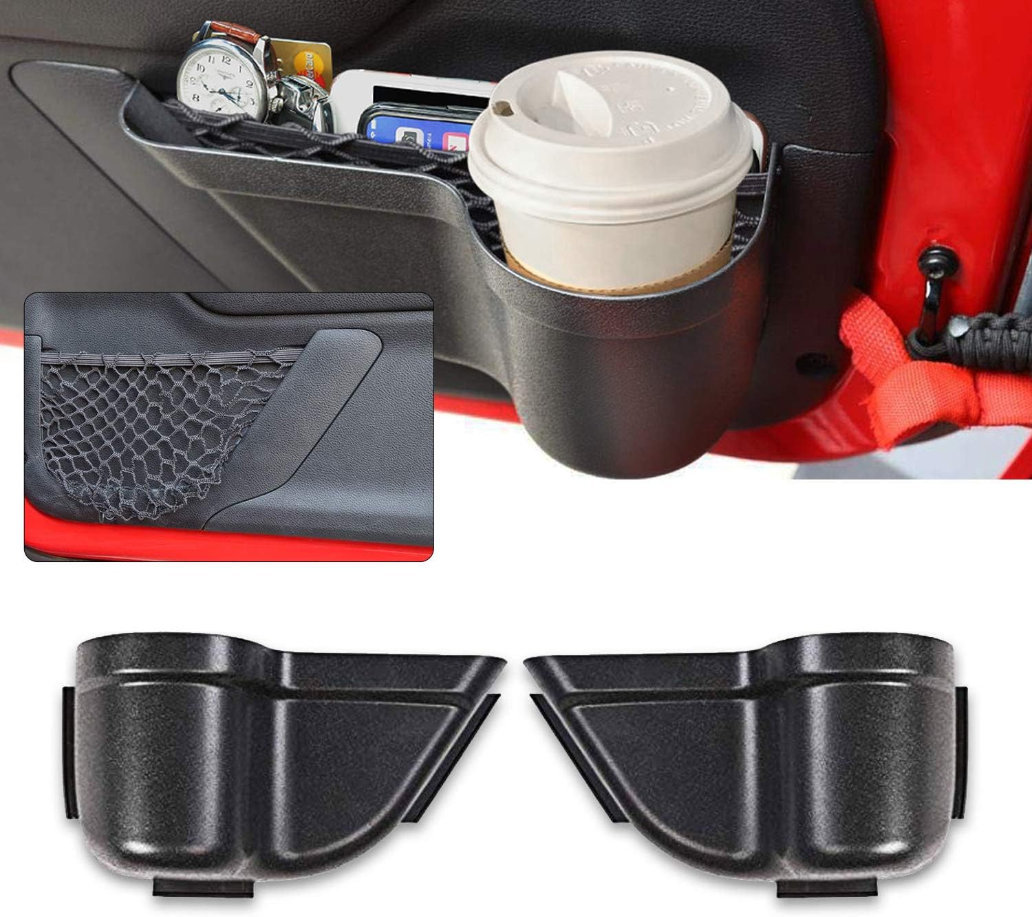 MusixiA Front Door Molle Panels Storage Pocket Fit For Ford - View #7