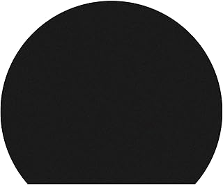 まな板 D型 耐熱 黒 半円 大きい ゴム 食洗機 キャンプ 抗菌 軽量 薄型 広く使える 柔らかい 滑らない 両面利用可能 (ブラック, S)