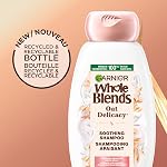 Garnier Gentle Shampoo Whole Blends Oat Delicacy with Oat Milk and Rice Cream Extracts, 650 mL