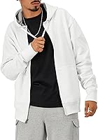 Vista 13 de Champion Sudadera con capucha y cremallera para hombre, cómoda sudadera con capucha para hombre (regular o grande y alto)