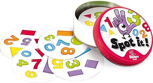 Miniatura 3 de Spot It! Juego de cartas 1,2,3 (Eco-Blister) Juego a juego  Divertido juego para niños para la noche de juego familiar  Juego de viaje para niños
