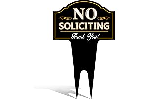 Signs Authority Do Not Solicit Sign