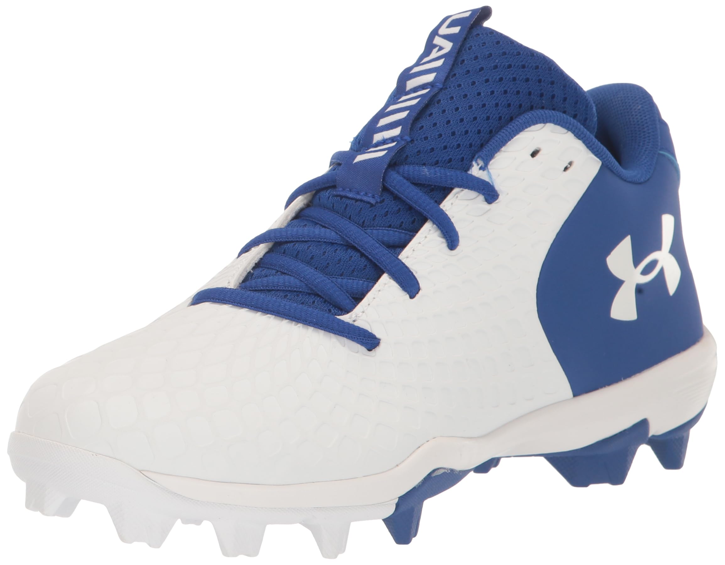 Under Armour Women's Glyde 2.0 Rm Softball Shoe, (102) White/Royal/White, 5 UK