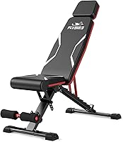 FLYBIRD Adjustable Weight Bench for 6'5" Tall Users - 750 lbs Capacity, Foldable, 90 Positions Incline/Decline/Flat Home Gym Workout