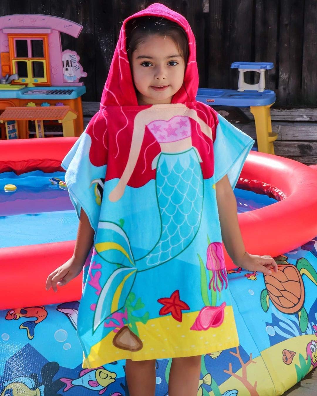 タオルキャップ 子供 漫画 タオル バスローブ 浴衣 スイミング 素材 綿 水泳