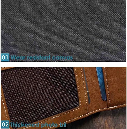 Miniatura 6 de Jojos Bizarre Adventure Killer Queen, Billetera de lona, Anime Japonés, Figura 2 - Billeteras plegables para hombres, billetera para hombre,