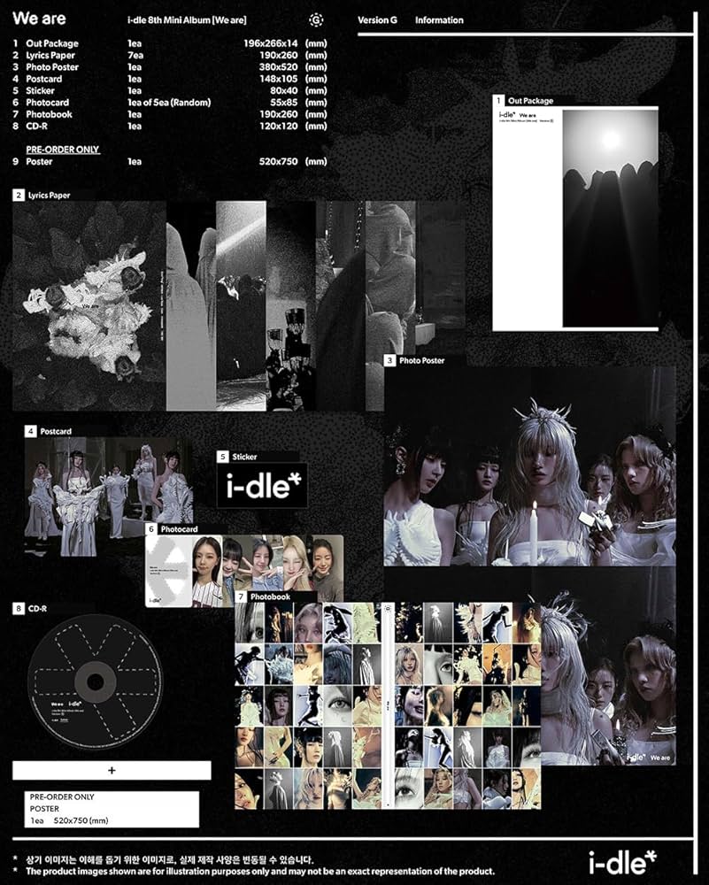 I-DLE [WE ARE] 8th Mini Album (I Ver) K-POP: Amazon.com.br: CD e Vinil