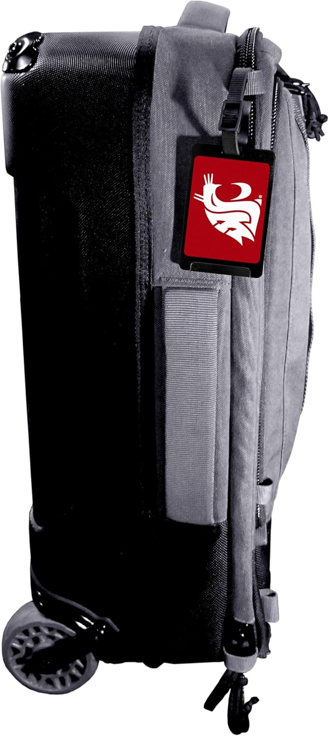 Siskiyou NCAA Washington State Cougars Luggage Tag Black, 3.25"