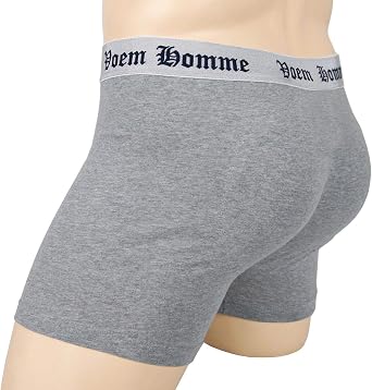 AZAZA Men's Hip-up Cotton Padded Enhancing Butt Boxer Brief