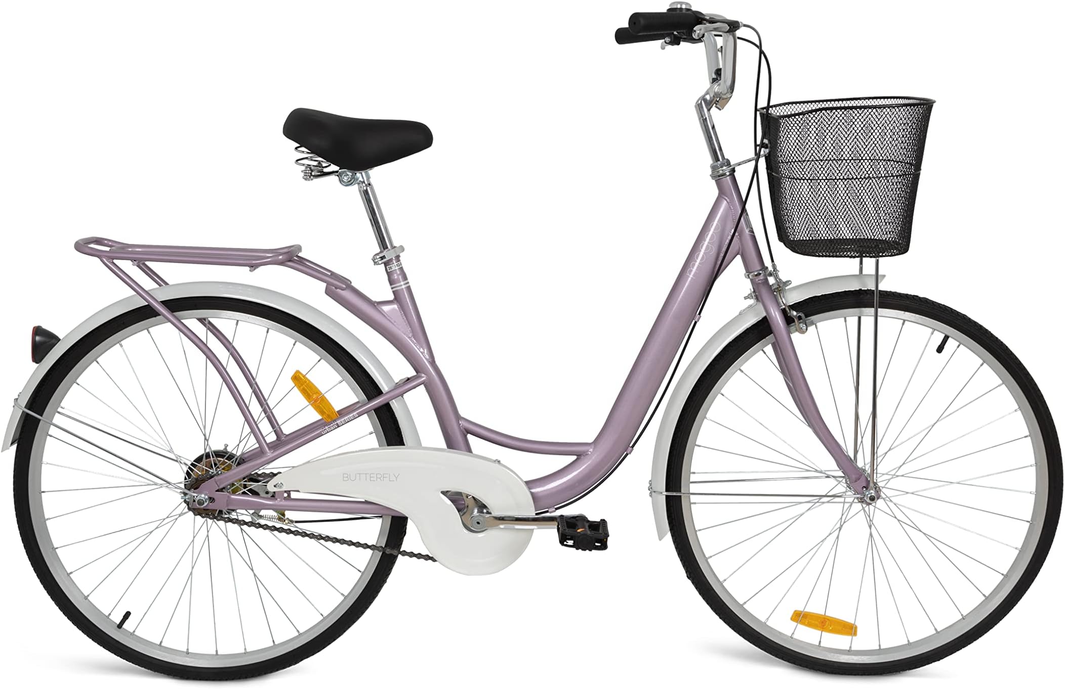 ITG Mogoo Butterfly Single Speed Cruiser Bike 26 Inch, CityBike, Steel