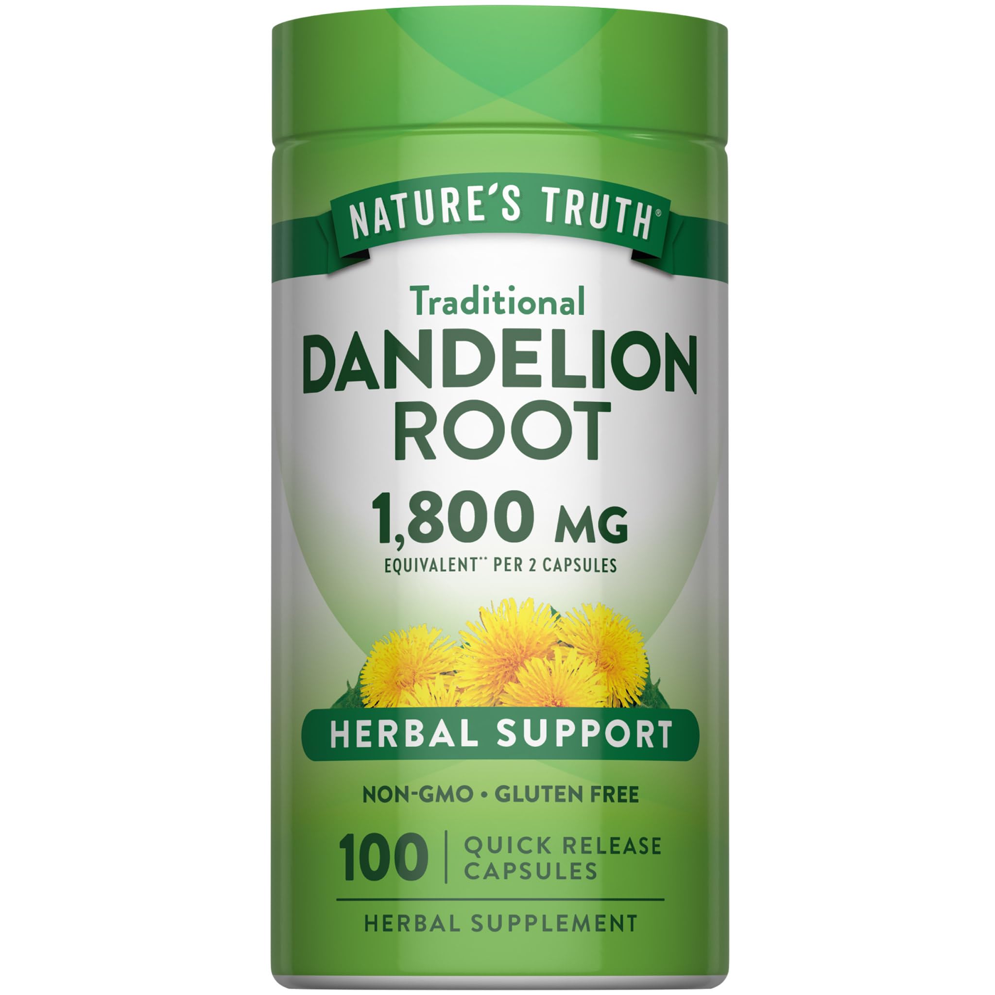 Nature's Truth Dandelion Root Capsules | 100 Count