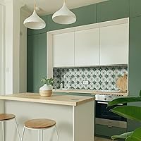 Vista 33 de Calcomanías de vinilo para azulejos de estilo bohemio para despegar y pegar, calcomanías autoadhesivas para azulejos de pared, calcomanías Acero