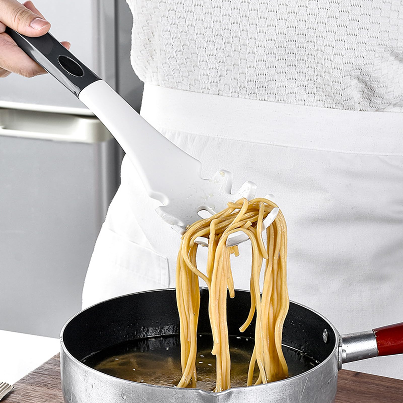 Silikon Küchenhelfer Set, Schwarz Kochutensilien Kochgeschirr, Hitzebeständiger Kochbesteck Set Mit Utensilienhalter, Gesund & Antihaft, Spülmaschinengeeignet （6 Stück）