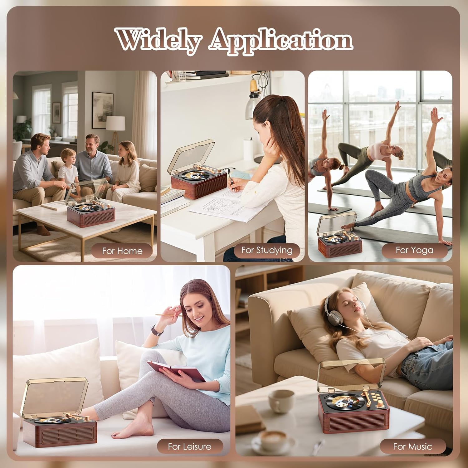 Gueray Portable CD Player with Speaker Retro Wood, 3600 mAh Nostalgic CD Music Player Bluetooth for Home with FM Radio Remote Support USB & AUX Playback, Vintage Gift for Men Women Birthday Christmas