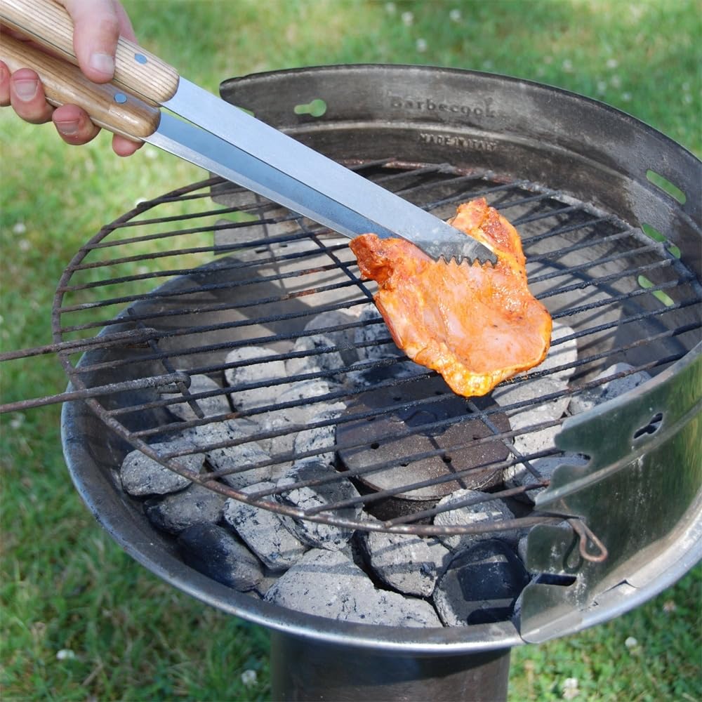 Esschert Design Denim Set d'ustensiles pour Barbecue dans Un Sac Pratique