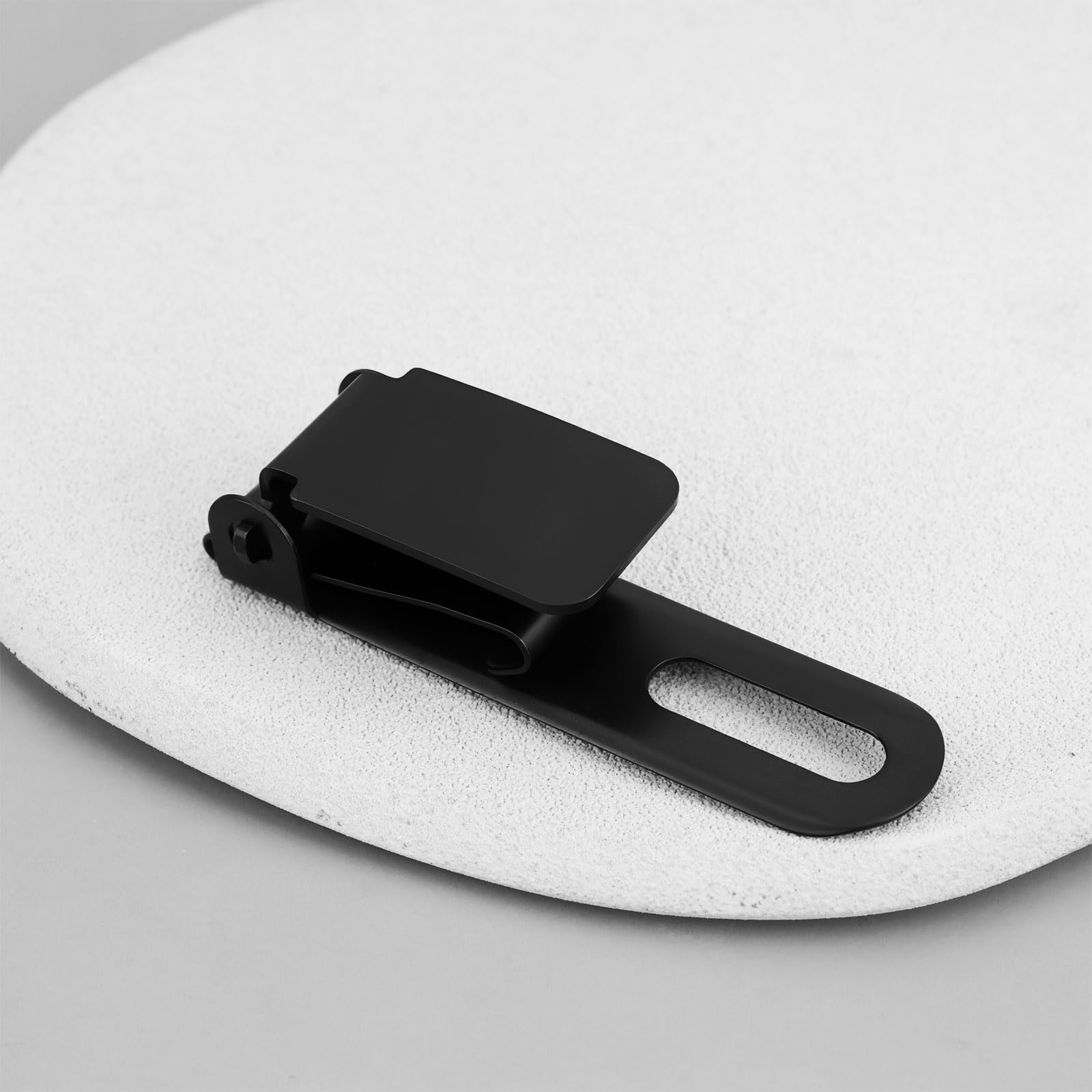 2er Pack Werkzeugetui EDC aus Edelstahl Multi Clip für Gürtel Befestigung für Klapp und Feststehende Klingen